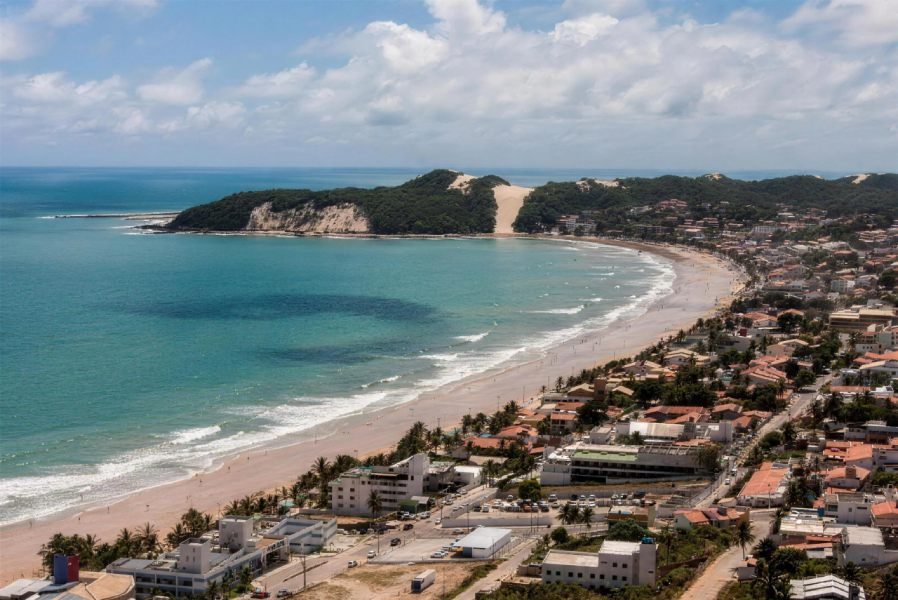 Praia de Ponta Negra e Morro do Careca em Natal